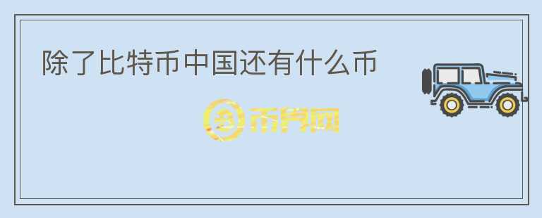 除了比特幣中國還有什么幣