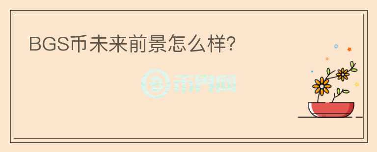 BGS幣未來(lái)前景怎么樣？
