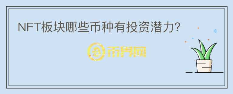 NFT板塊哪些幣種有投資潛力？