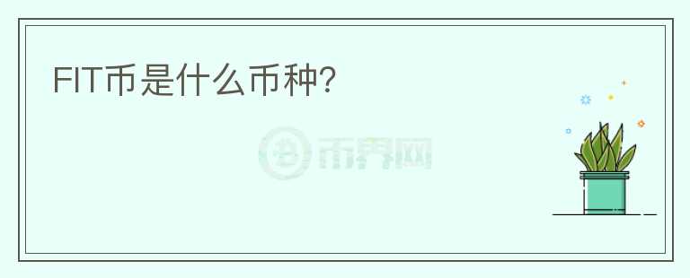 FIT幣是什么幣種？