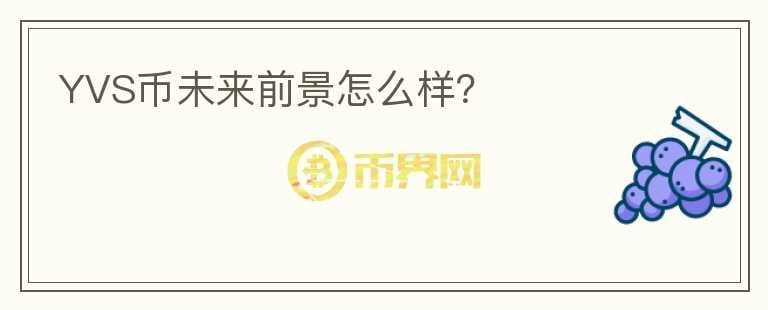 YVS幣未來前景怎么樣？