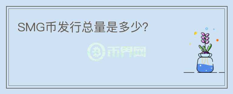 SMG幣發(fā)行總量是多少？