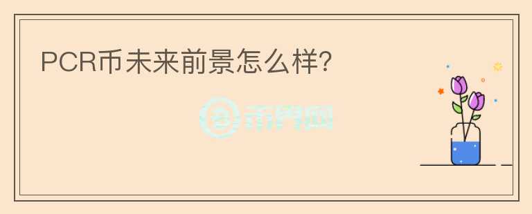 PCR幣未來前景怎么樣？