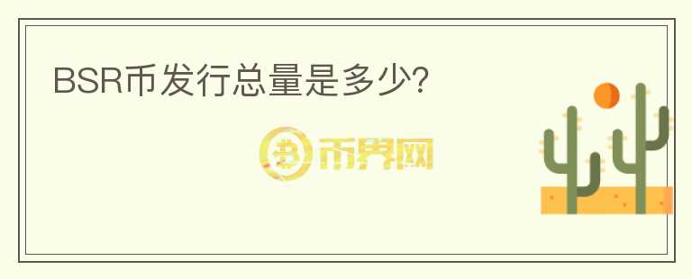 BSR幣發(fā)行總量是多少？