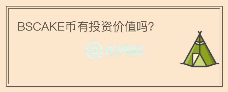 BSCAKE幣有投資價(jià)值嗎？
