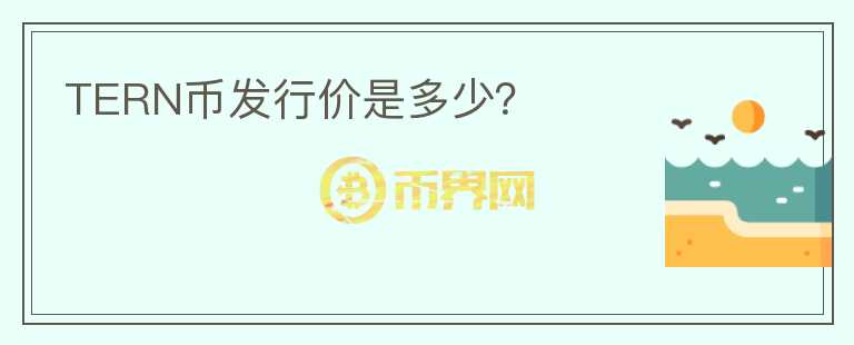 TERN幣發(fā)行價(jià)是多少？